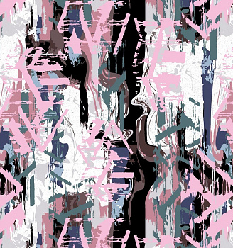 Кулирная гладь набивная DE09047-3 КОМПАКТ КАРДЕ 30/1 100% хлопок 180см 150 гр/м2 (+/-5)